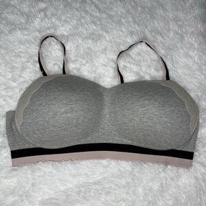 Cacique Women's Gray Cotton Lounge Comfort Bra Size 44D